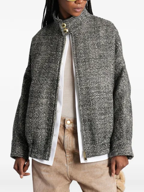 DARKPARK herringbone-pattern bomber jacket