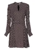 MAR DE MARGARITAS polka-dot dress - Black