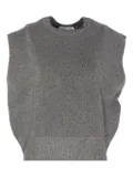 Essentiel Antwerp crew-neck metallic-effect vest - Grey