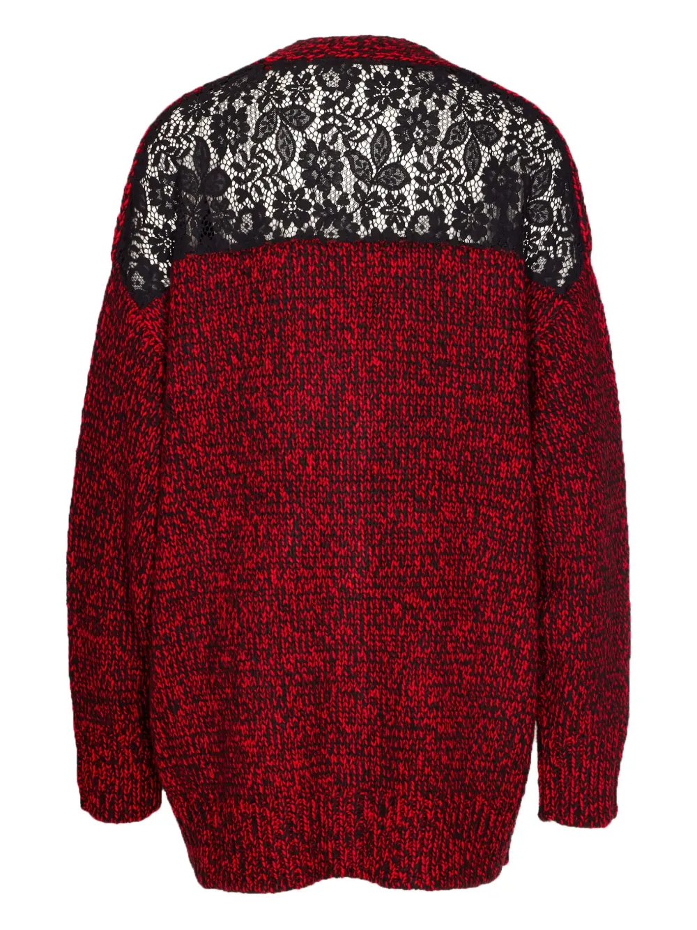 Essentiel Antwerp lace-insert button cardigan | Cardigans | Image 2