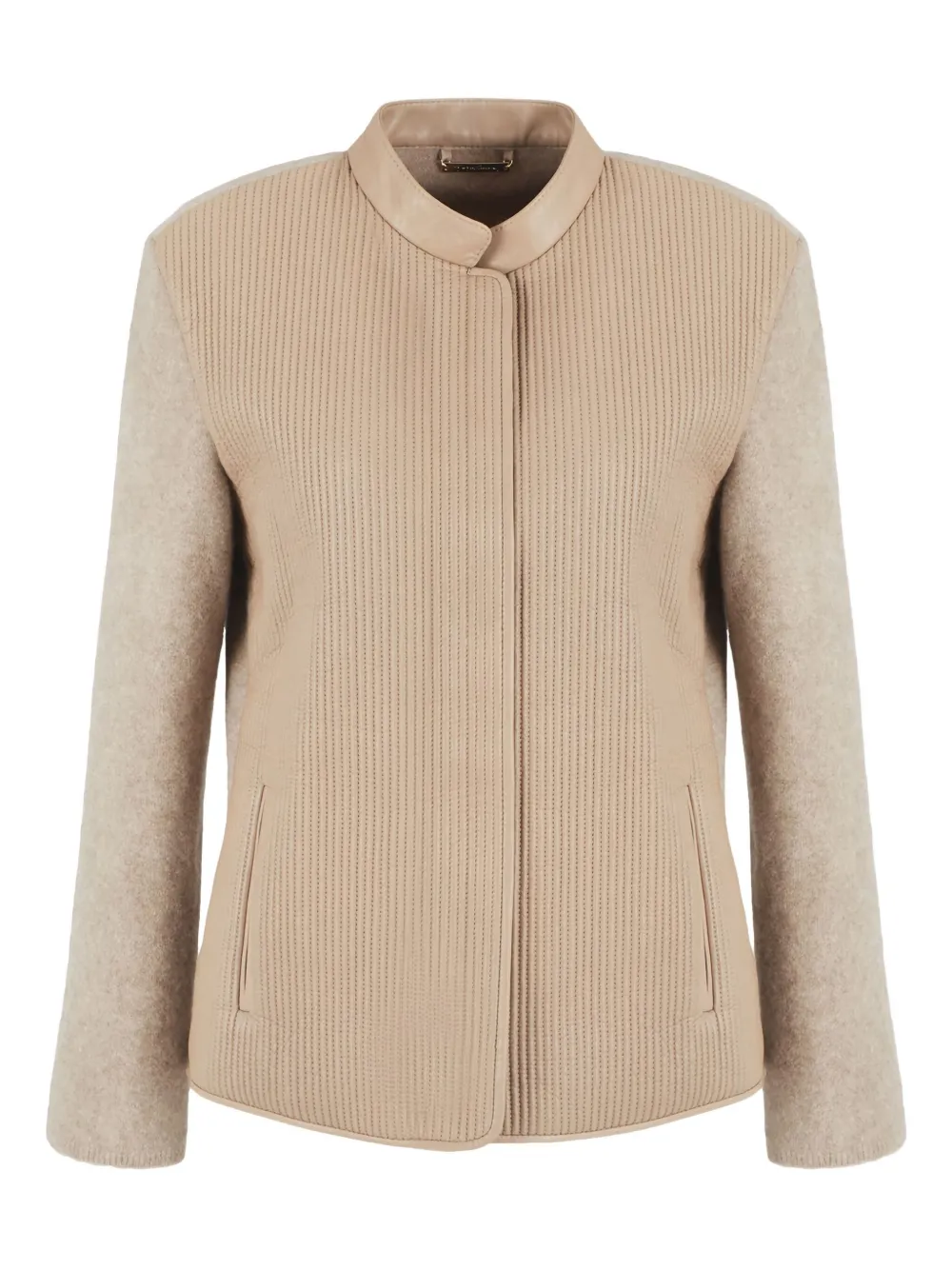 Giorgio Armani ribbed jacket | Neutrals | Image 1