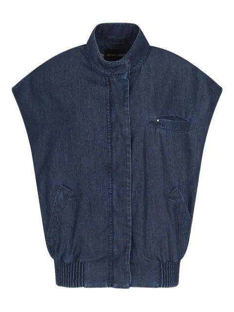 Giorgio Armani sleeveless denim gilet