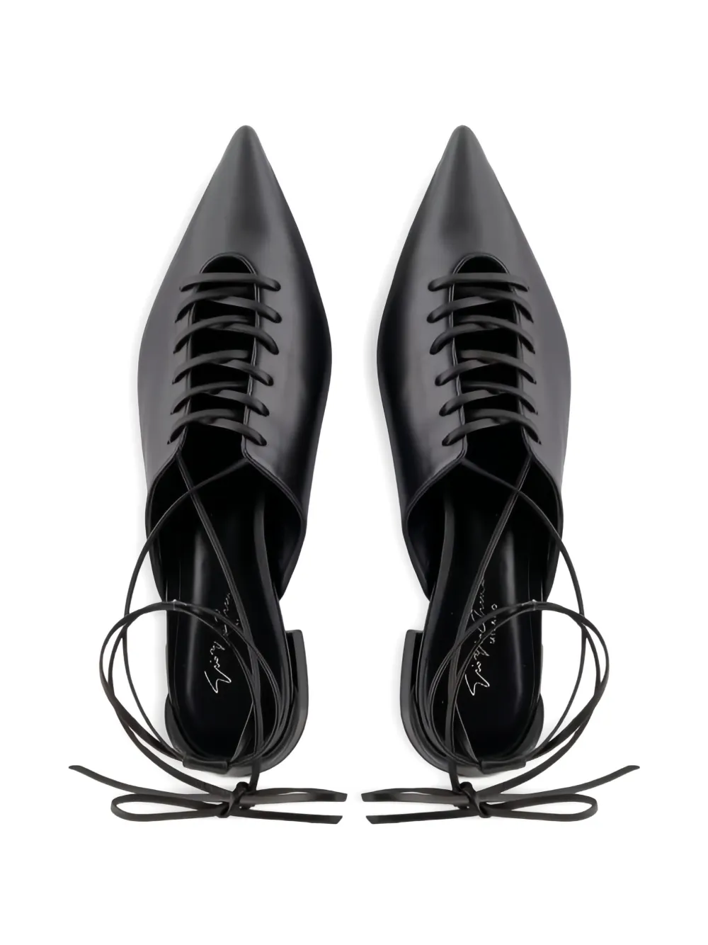 Giorgio Armani leather boots Black