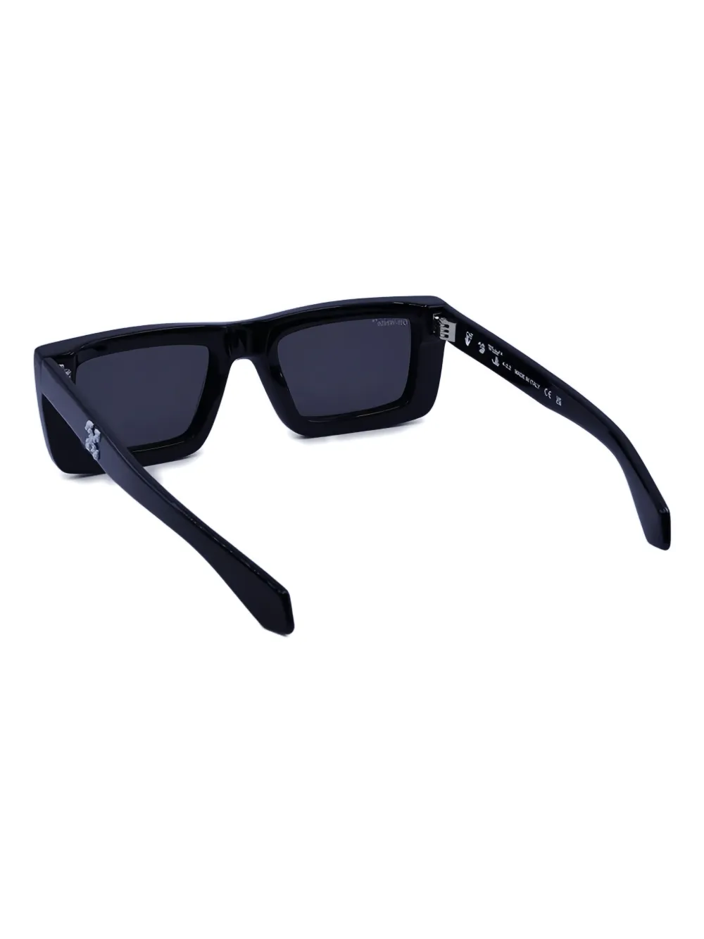 Off-white Jacob Rectangle-frame Sunglasses In Black