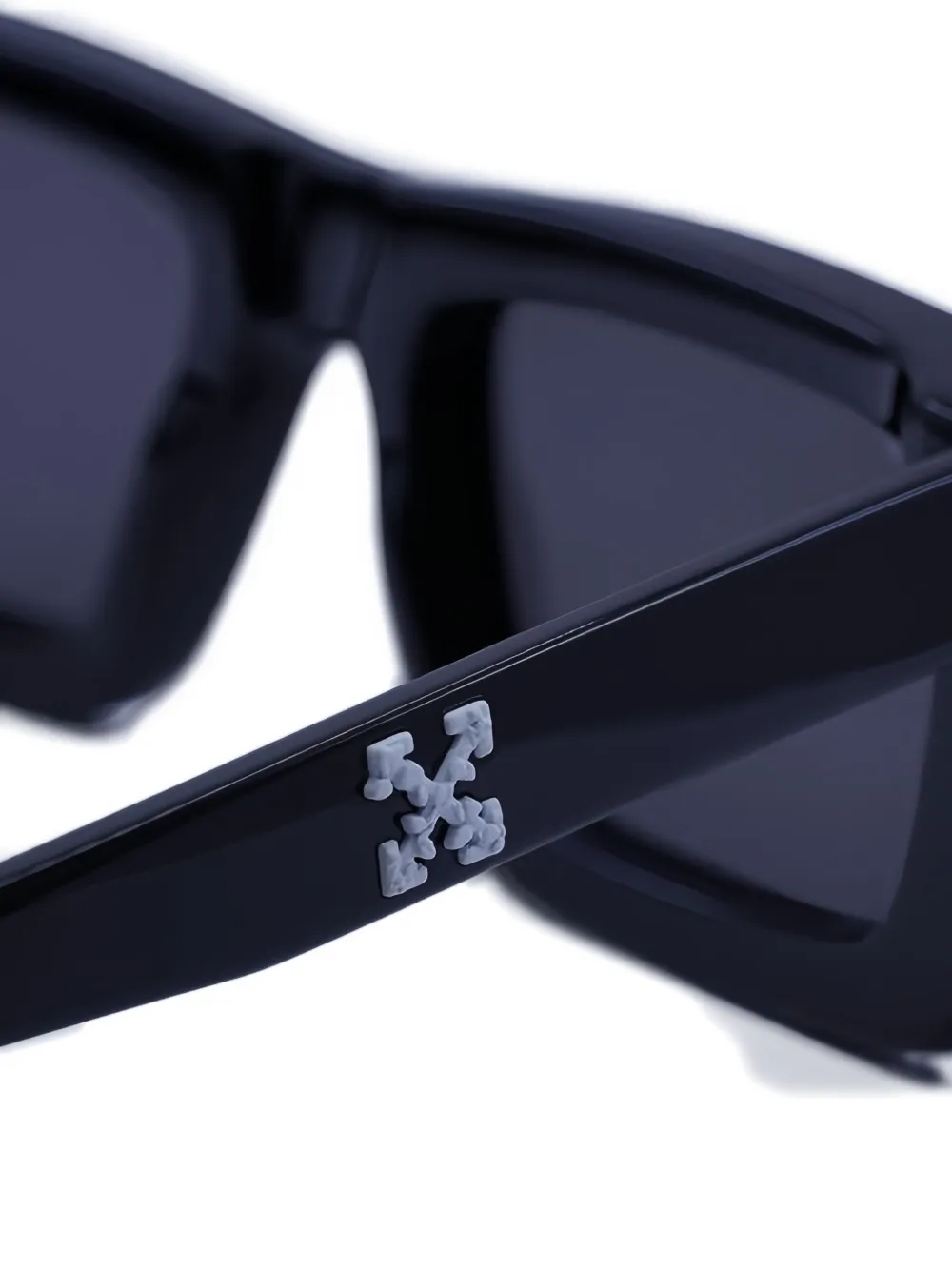 Off-white Jacob Rectangle-frame Sunglasses In Black