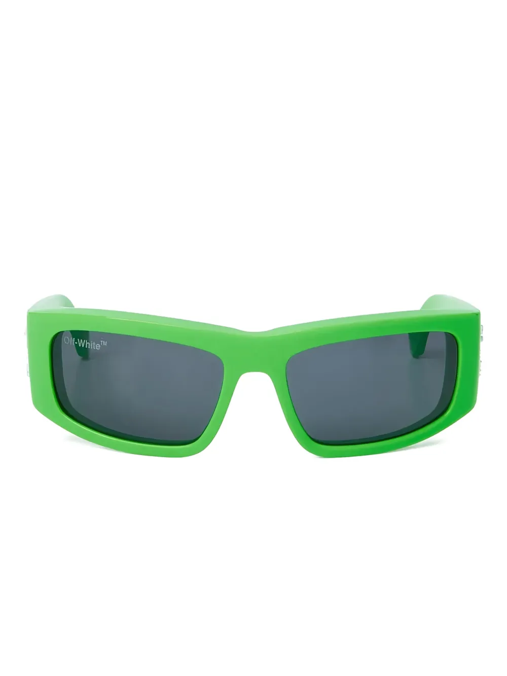 Off-white Joseph Rectangle-frame Sunglasses In Green
