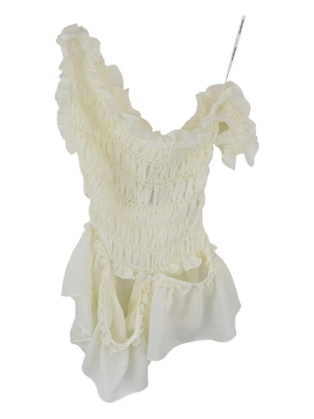 Rokh smocking ruffled top | Neutrals | Image 1