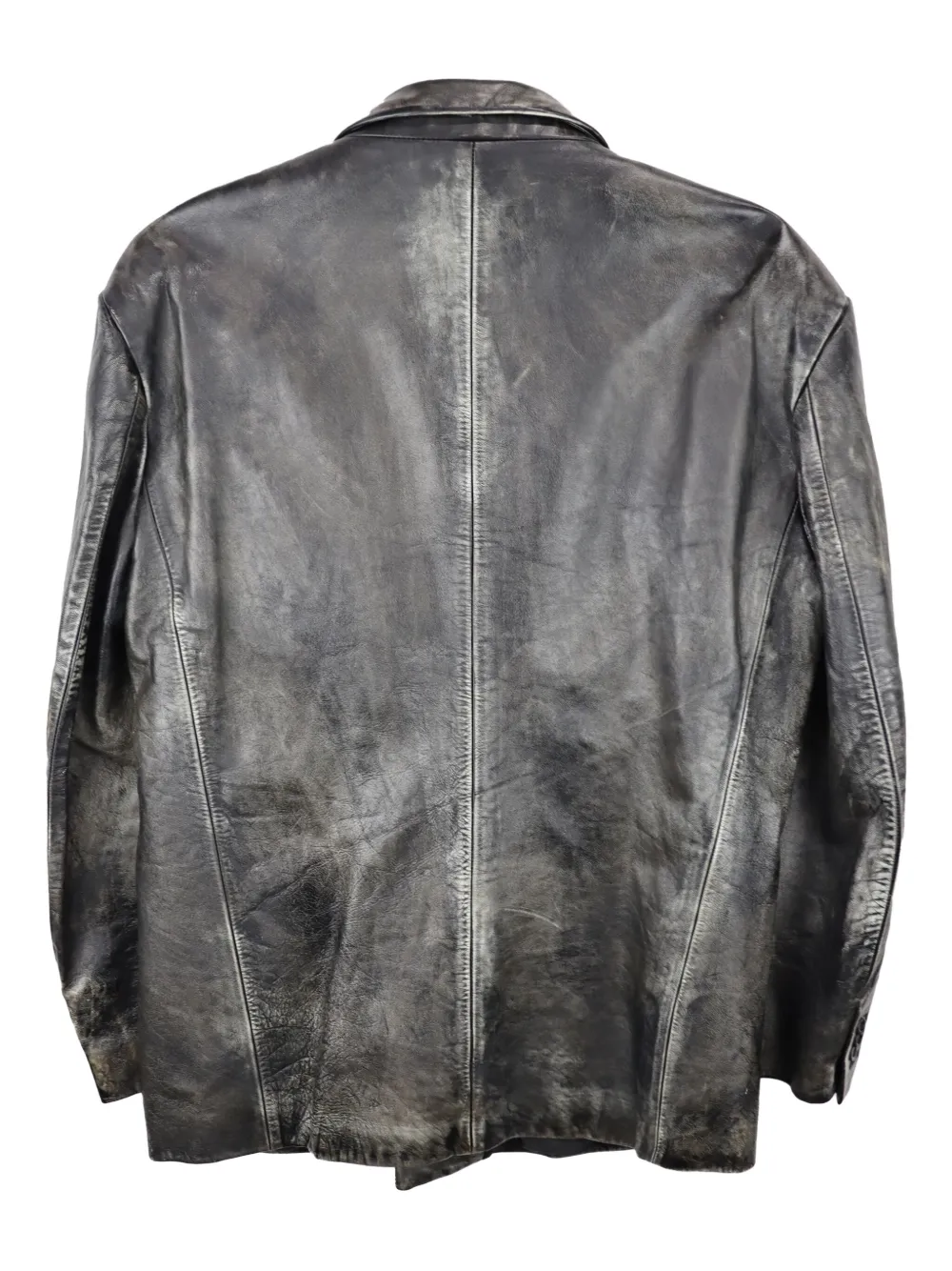 Readymade double-breasted leather jacket | Blazers | Image 2