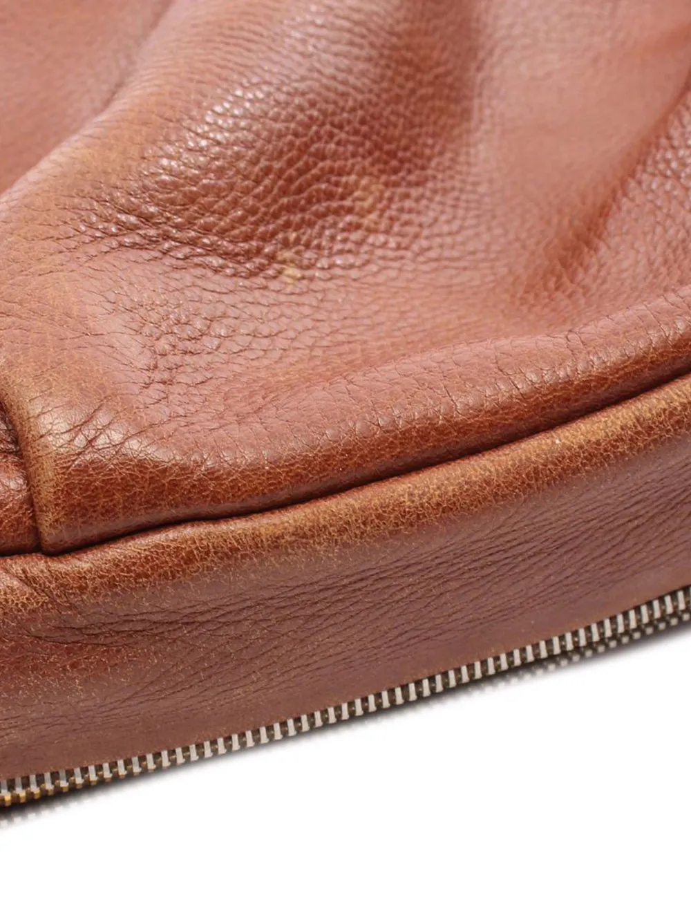 Pre-owned Prada 2000-2013 Cervo Antik Hobo Bag In Brown