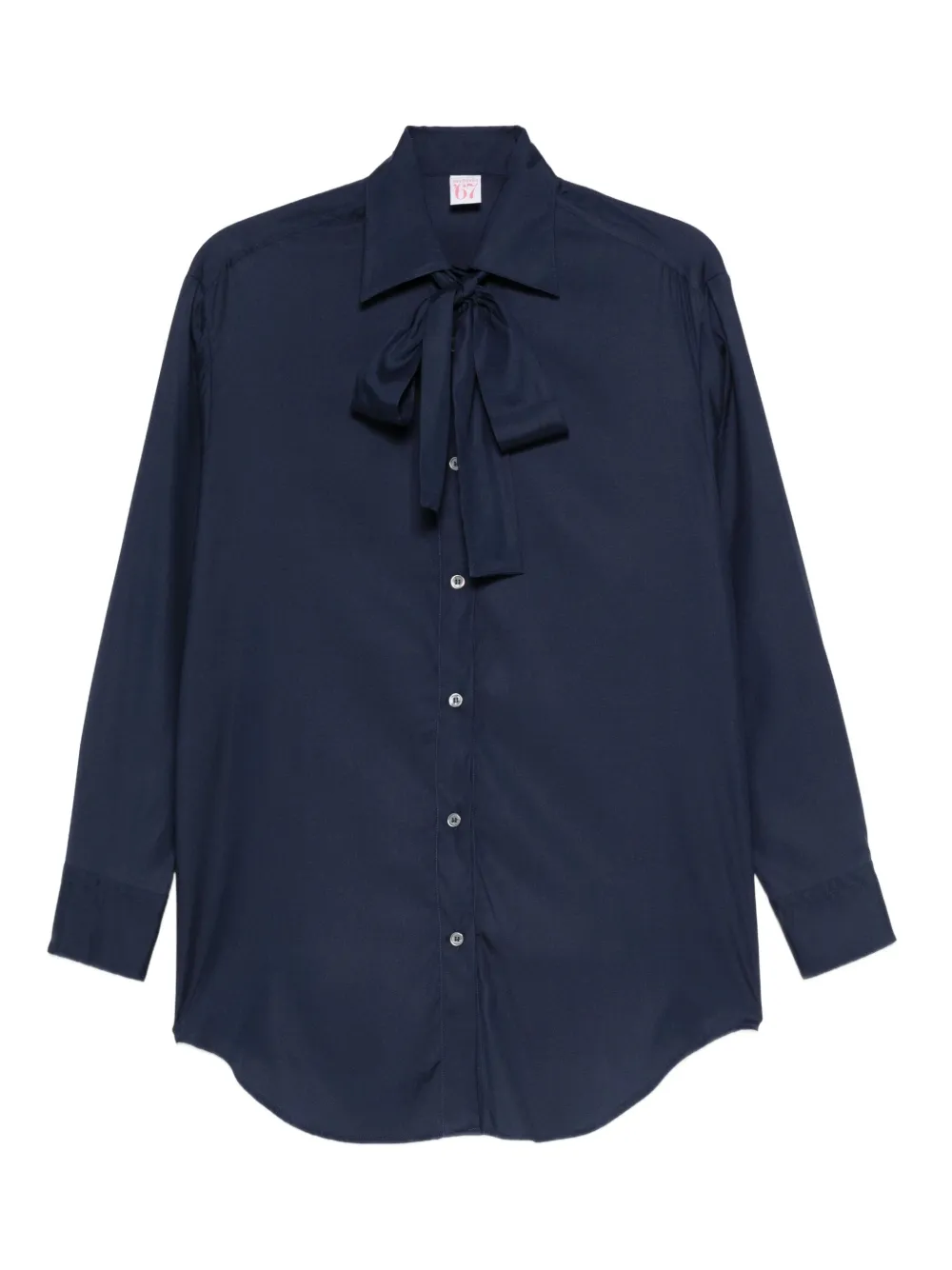 ARCHIVIO 67 bow-detail shirt - Blu