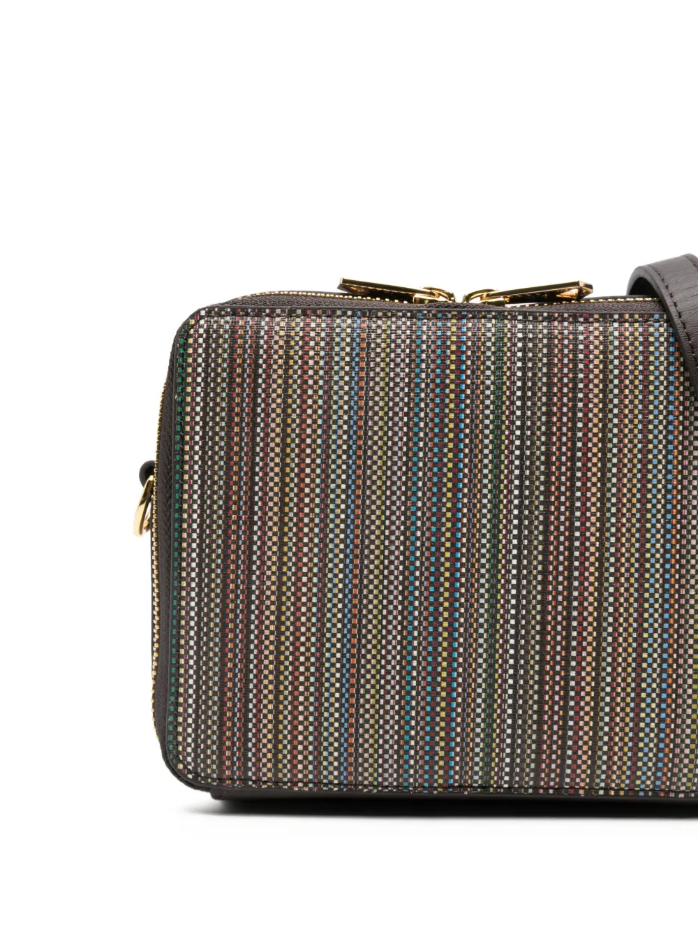 Paul Smith Women Signature Stripe Crossbody Bag In Brown
