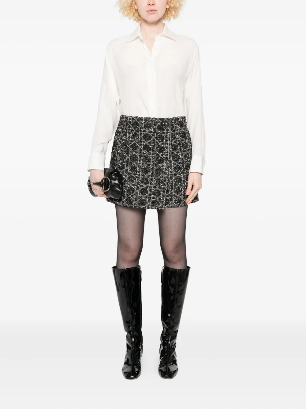 ARCHIVIO 67 Shirt met strik - Wit