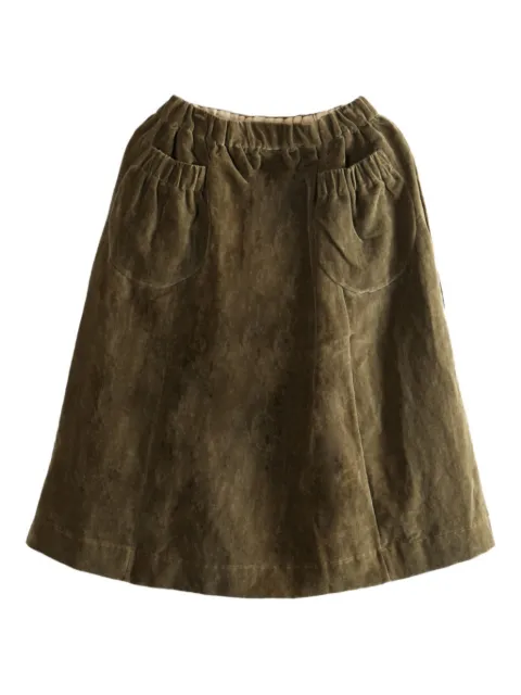 Casey Casey Ghost pocket-detail elastic-waist midi skirt