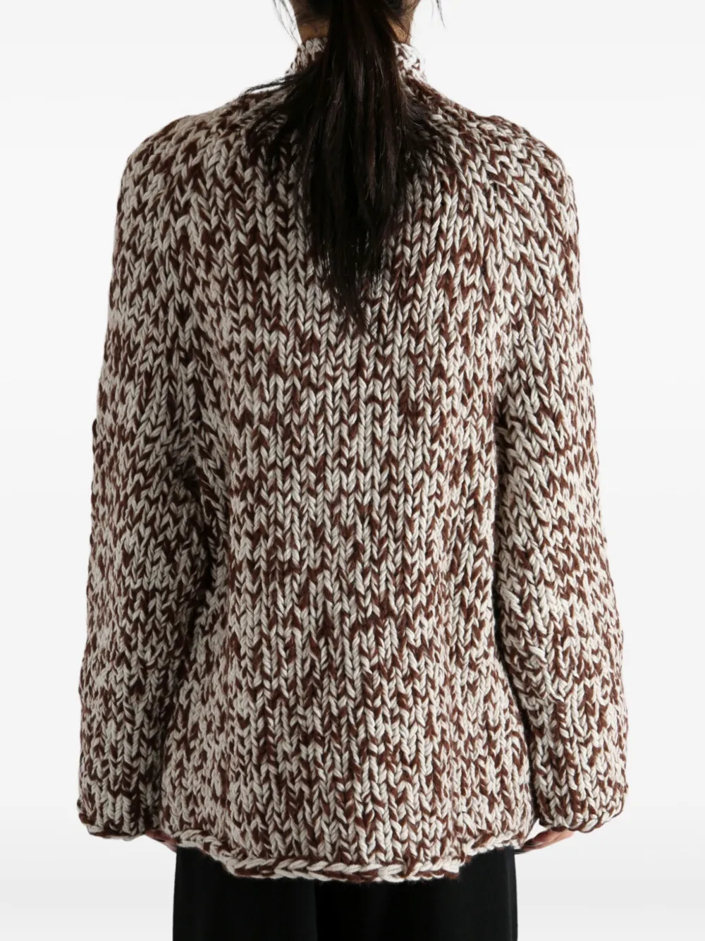 Casey Casey Patch-pocket Button Cardigan In Gray