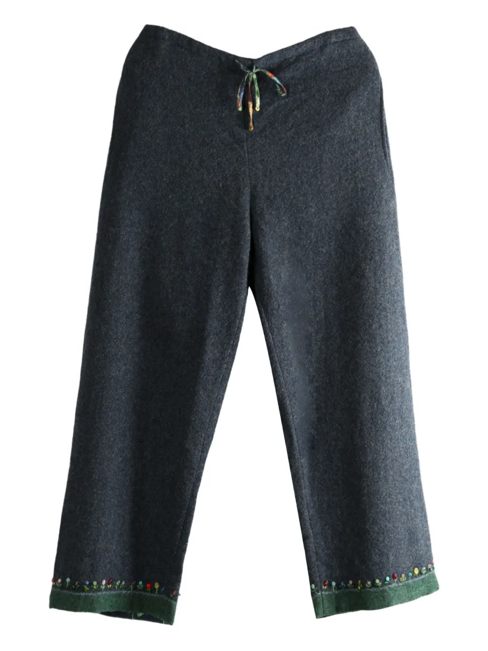 Péro Drawstring Cropped Trousers In Multi