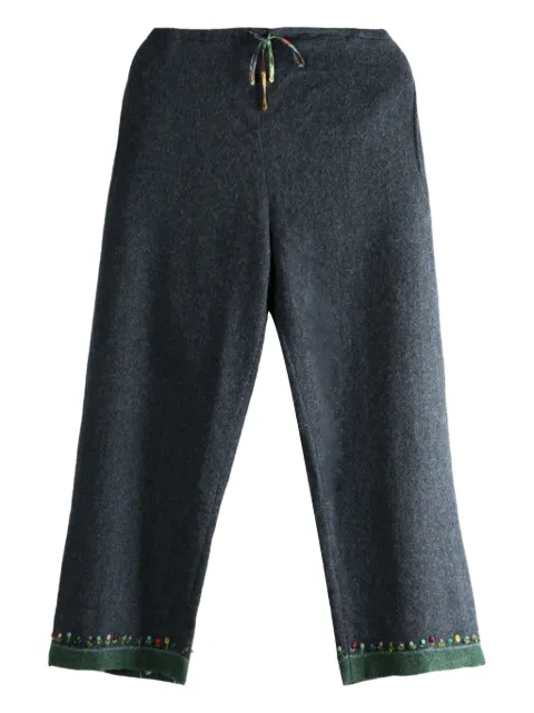 Pero drawstring cropped trousers