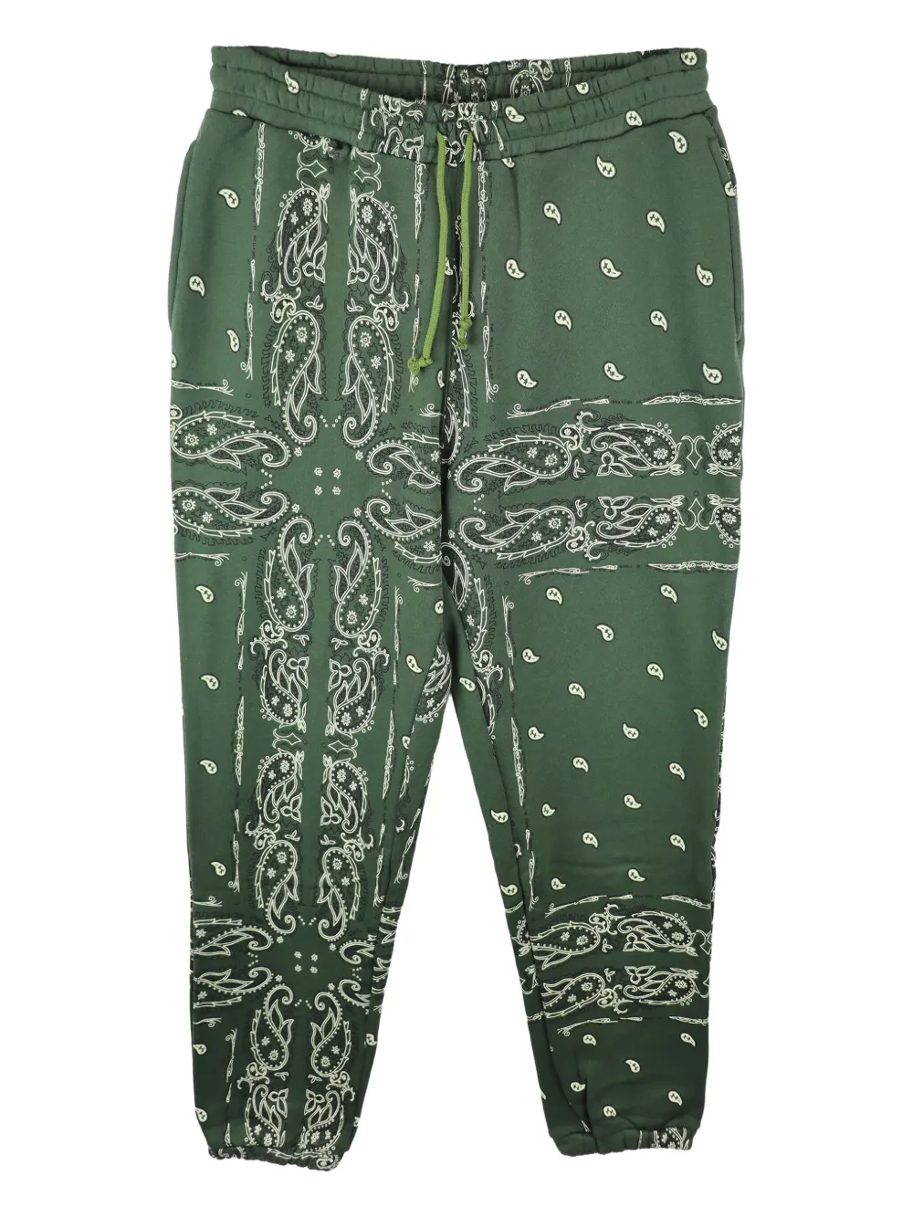 THE WORLD IS YOURS paisley-pattern sweatpants | Green | Image 1