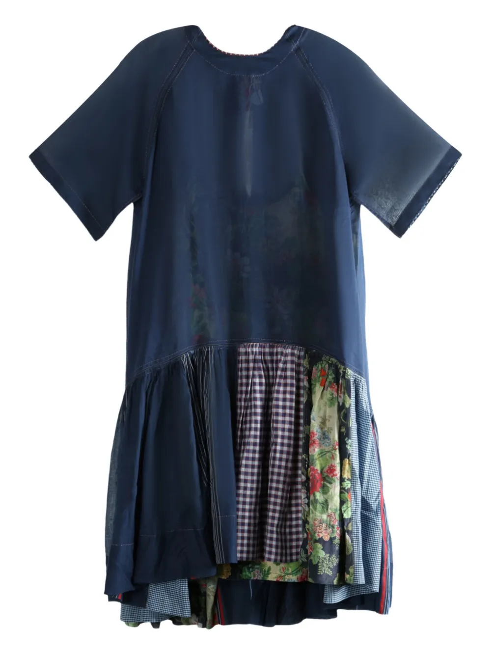 Pero Enchanted Garden midi dress - ブルー Pero Enchanted Garden midi dress - ブルー