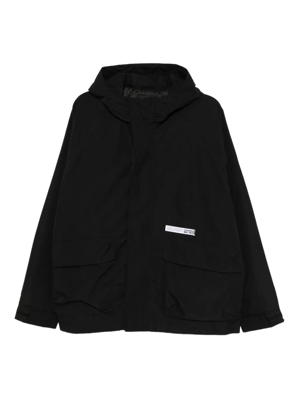 FINGERCROXX logo-patch jacket | Black | Image 1