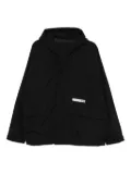 FINGERCROXX logo-patch jacket - Black