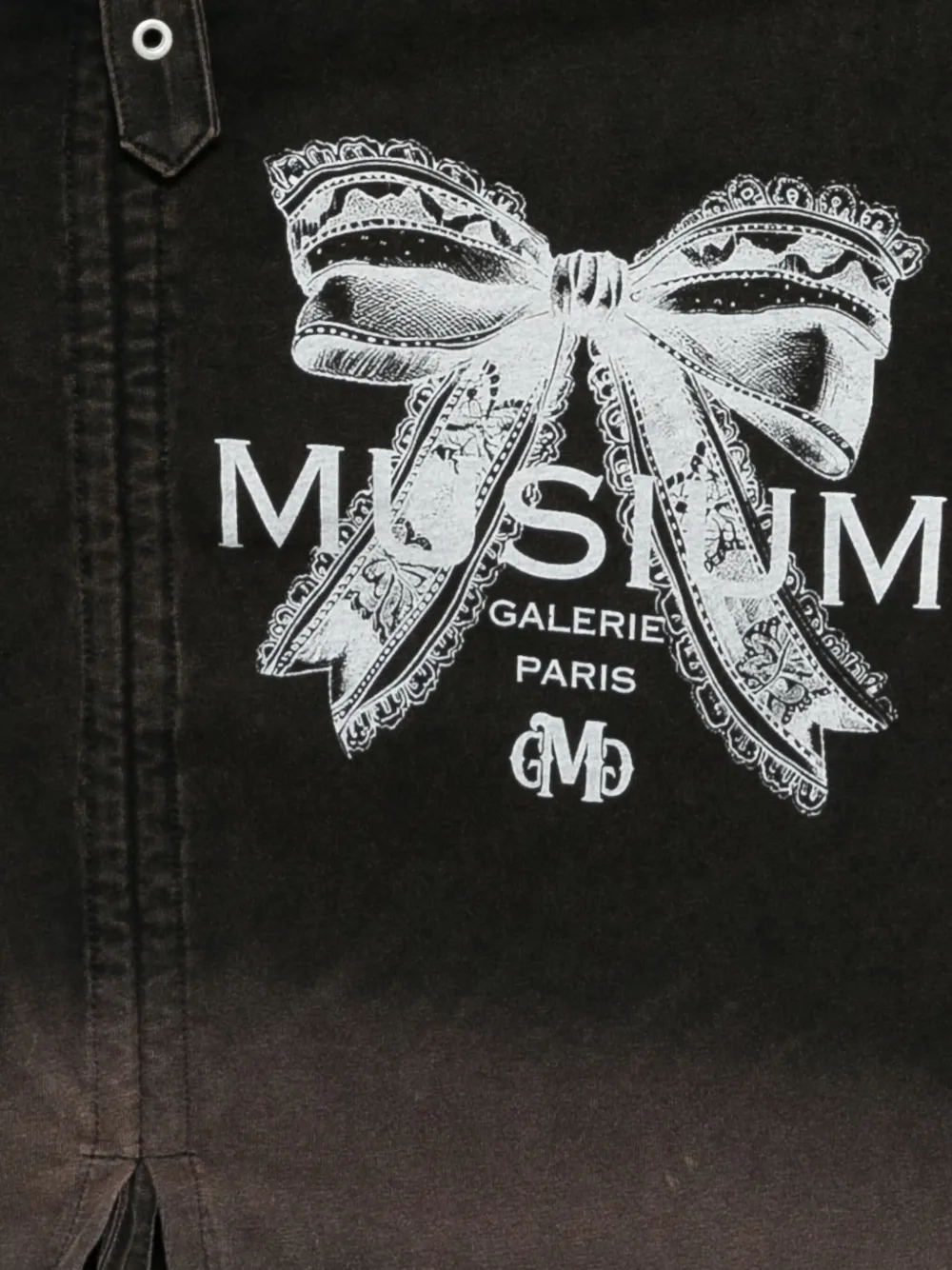 Musium Div. T-shirt met print Bruin