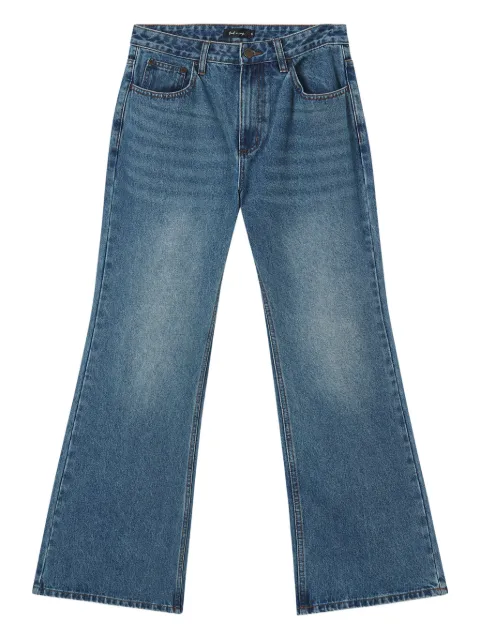 tout a coup logo-patch jeans