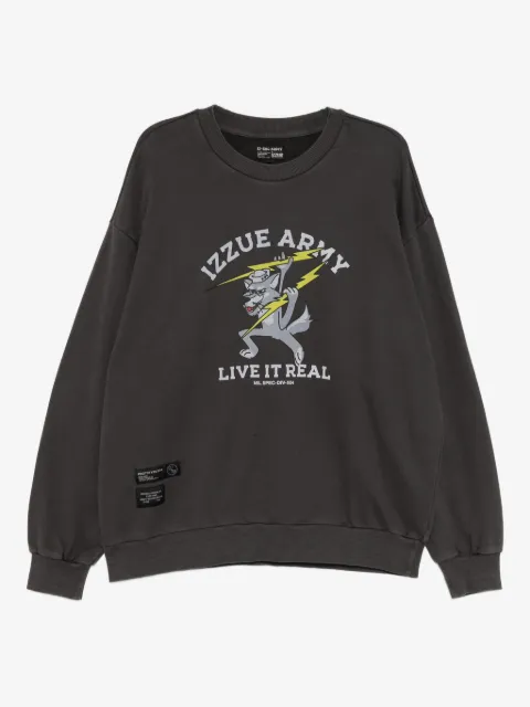 izzue graphic-print sweatshirt
