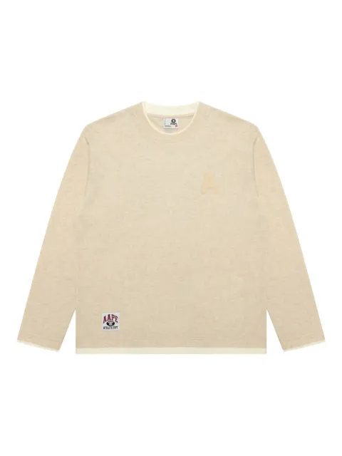 AAPE BY *A BATHING APE® crew-neck long-sleeve T-shirt