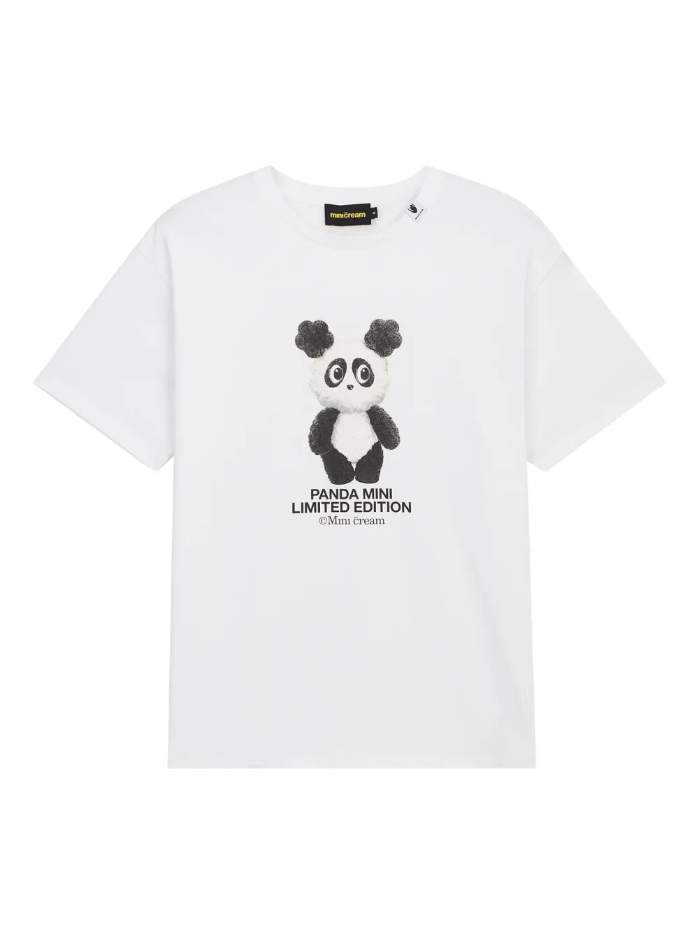 Mini Cream playera Panda Mini | blanco | Image 1