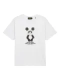 Mini Cream Panda Mini graphic-print T-shirt - White