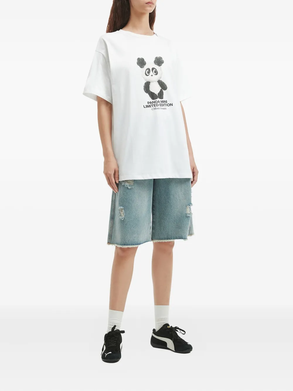 Mini Cream playera Panda Mini | Playeras y jerséis | Image 2