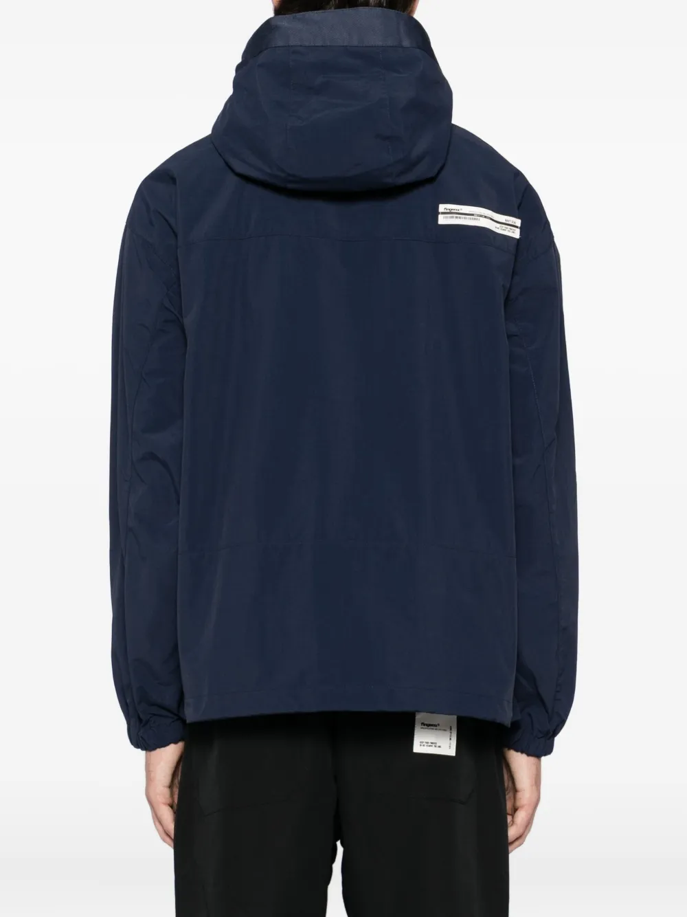 Fingercroxx Logo-patch Jacket In Blue