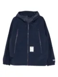 FINGERCROXX logo-patch jacket - Blue