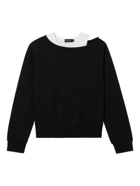 tout a coup off-shoulder sweatshirt (set of two)