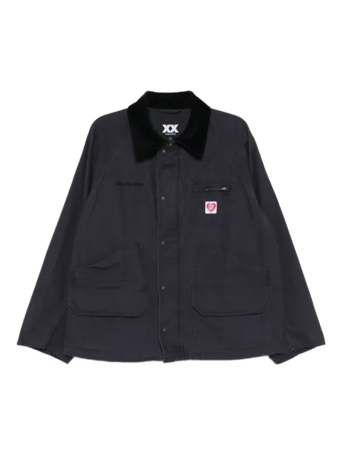 FINGERCROXX slogan-embroidered jacket