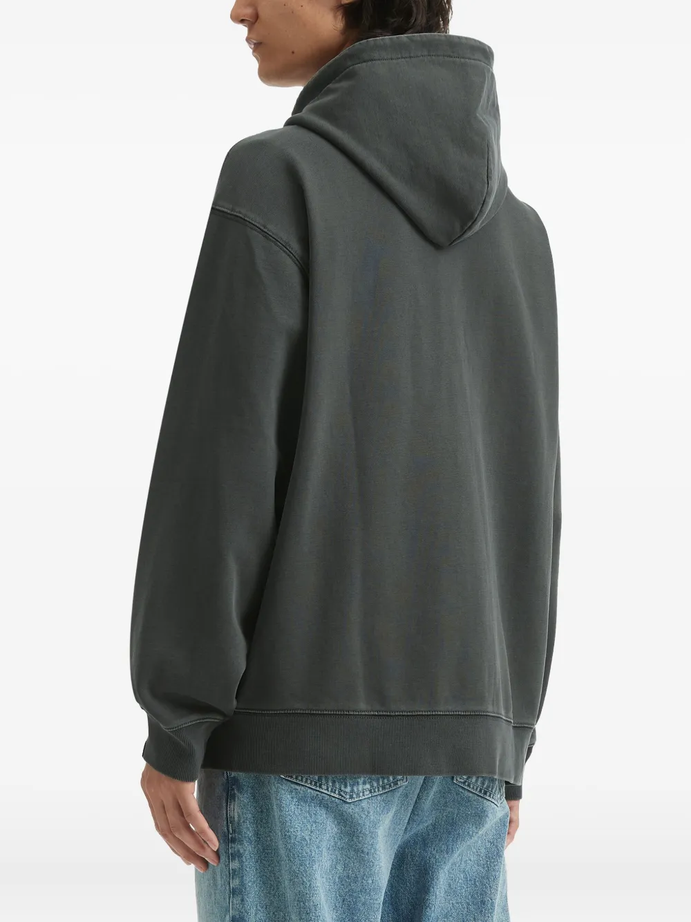Fingercroxx Zip-up Hoodie In Black