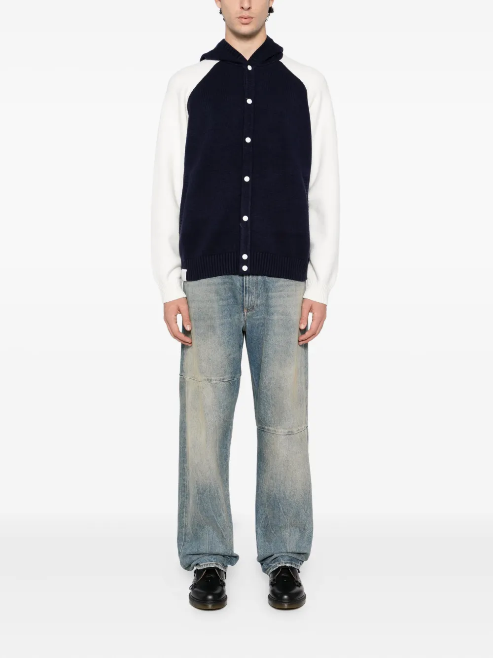 izzue slogan-embroidered cardigan | Cardigans | Image 2