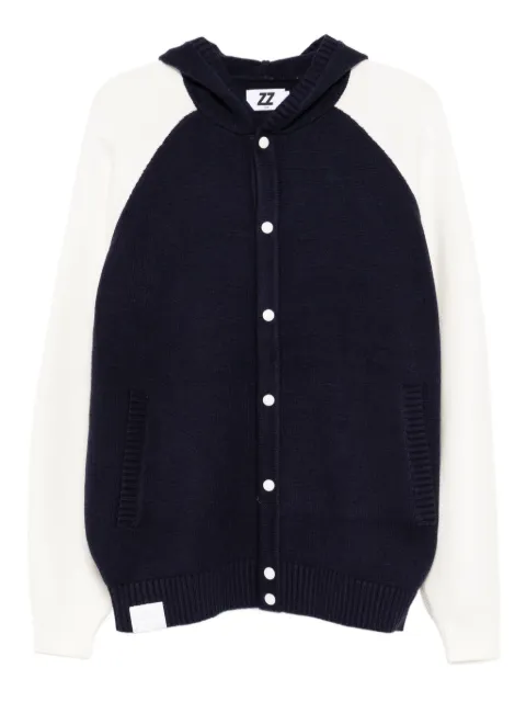 izzue slogan-embroidered cardigan
