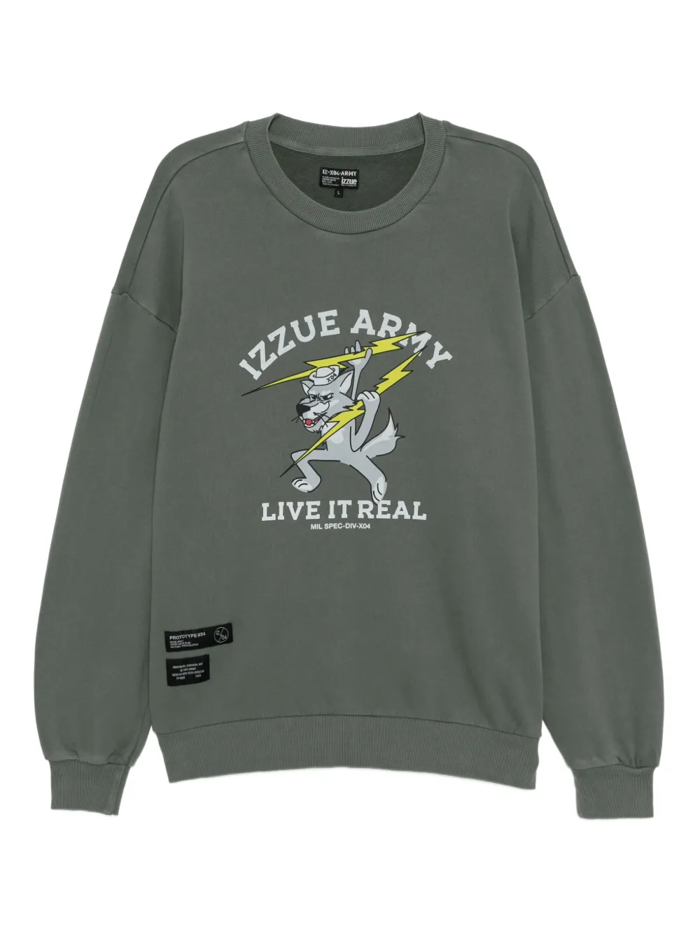 izzue sudadera con estampado gráfico | verde | Image 1