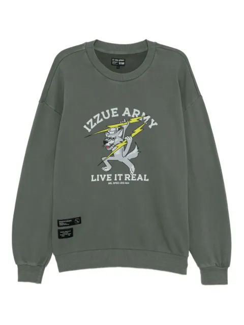 izzue graphic-print sweatshirt
