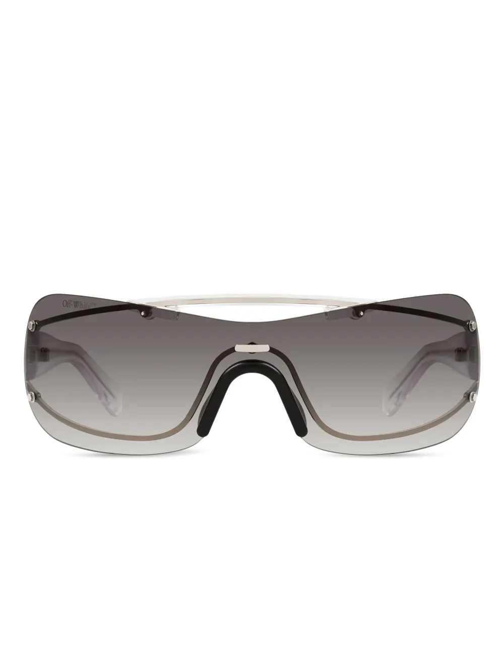 Off-White Occhiali da sole a mascherina - Argento