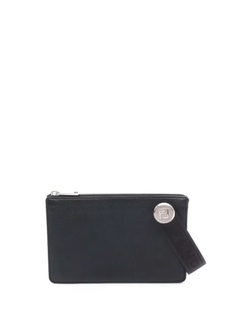 Fendi Pre-Owned 2010-2025 Leather Roma Chiodo clutch bag