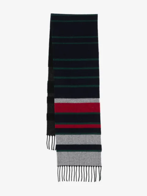 Paul Smith 条纹流苏围巾