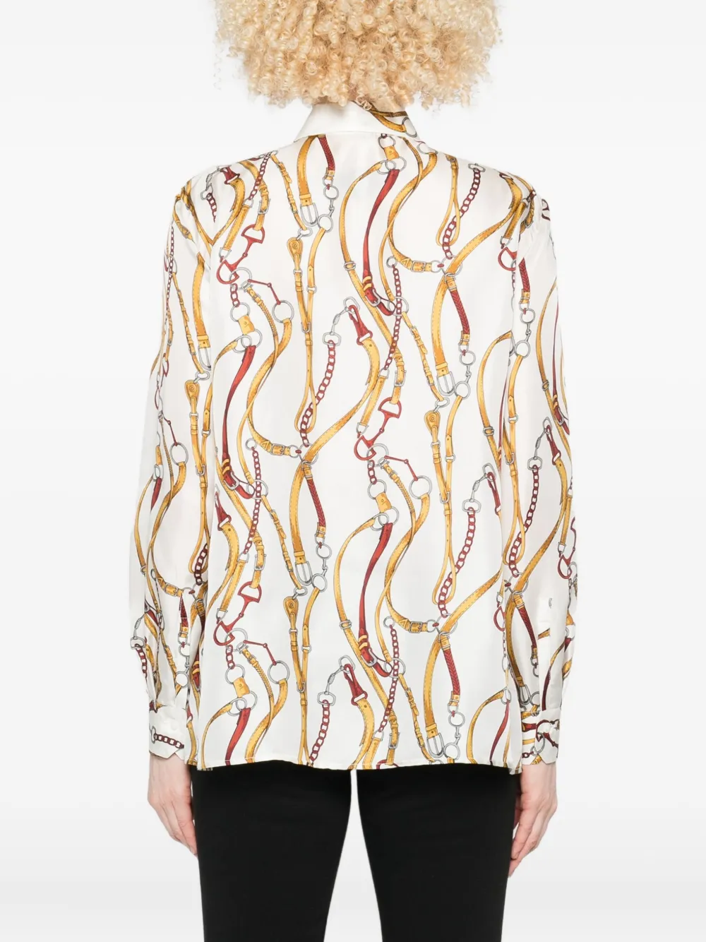Archivio '67 Printed Silk Shirt In Multi