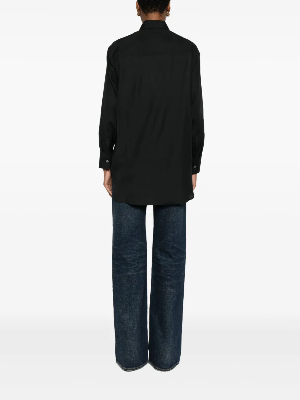 Bow-Detail Silk Shirt
