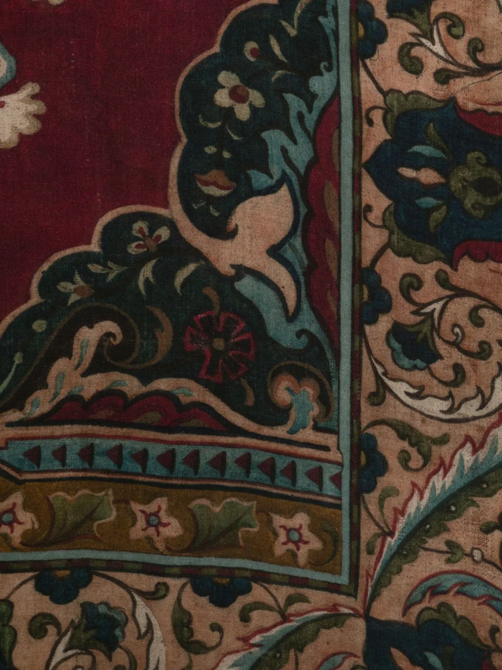 Faliero Sarti Floral-patterned Silk Scarf In Multi
