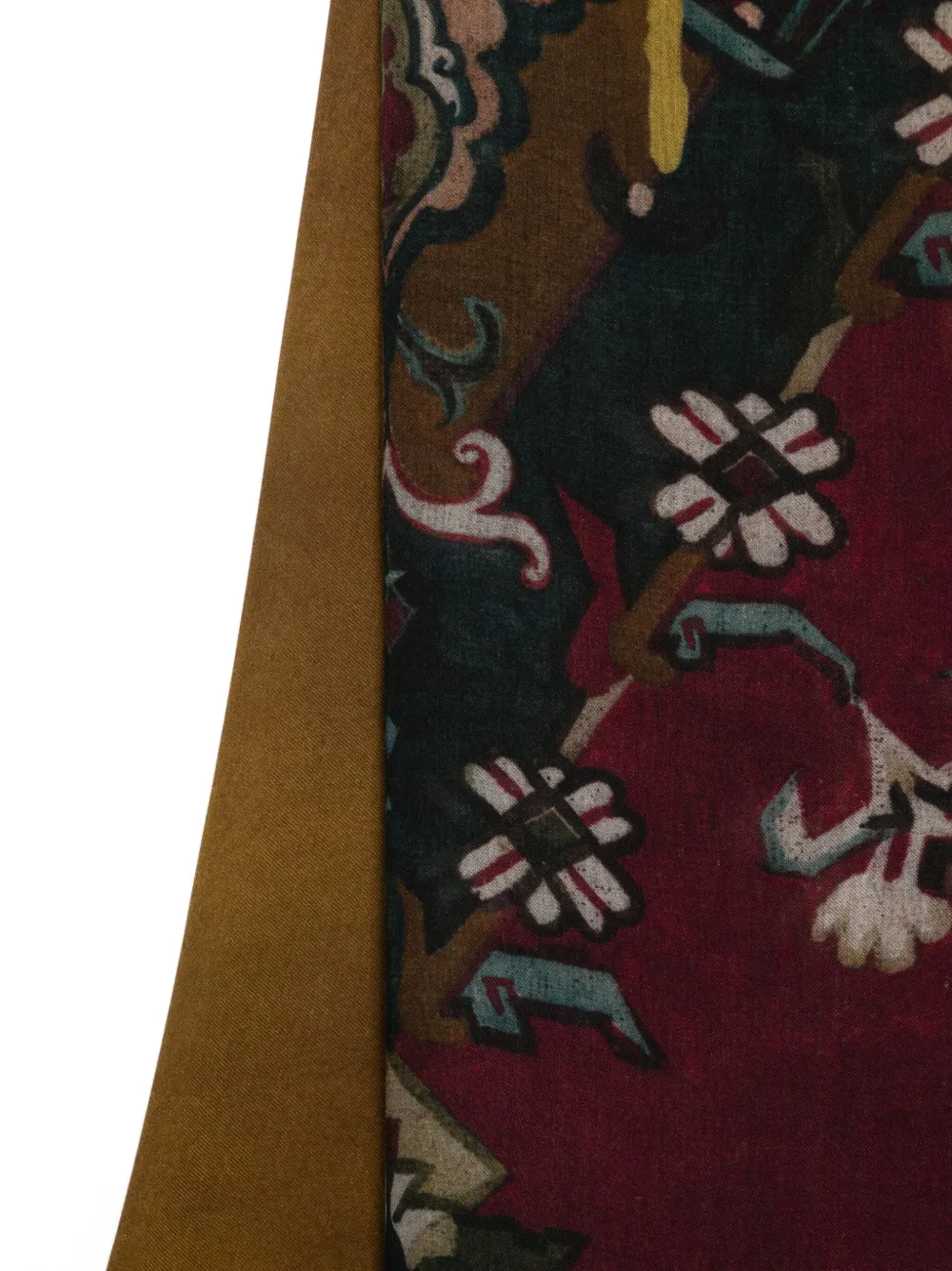 Faliero Sarti Floral-patterned Silk Scarf In Multi