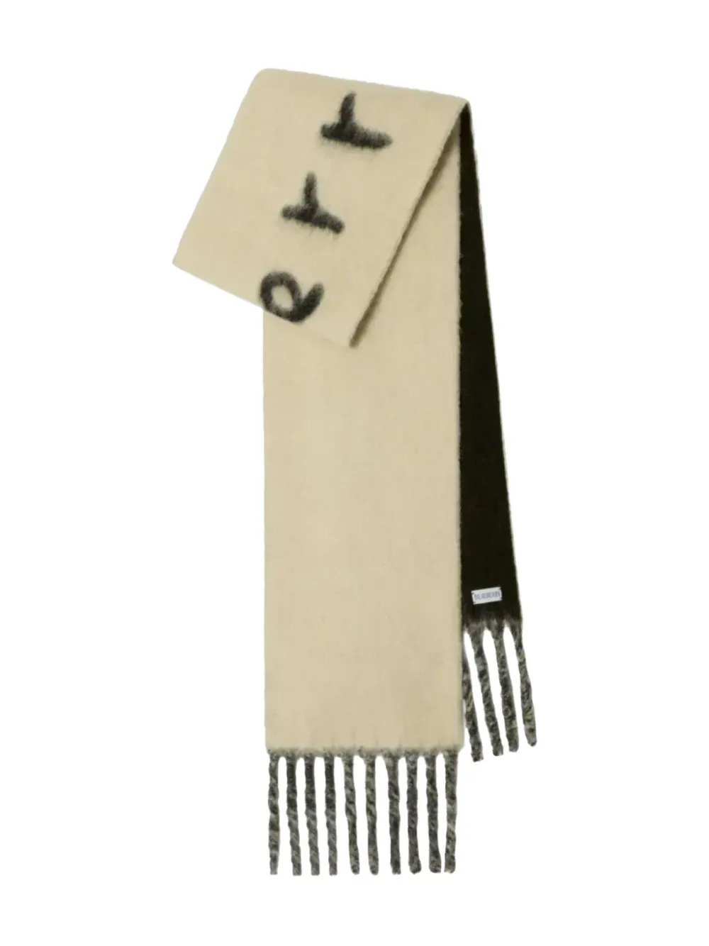 Burberry Fringed Scarf In Neutral