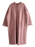 Casey Casey Softy button-front patch-pocket coat - Pink