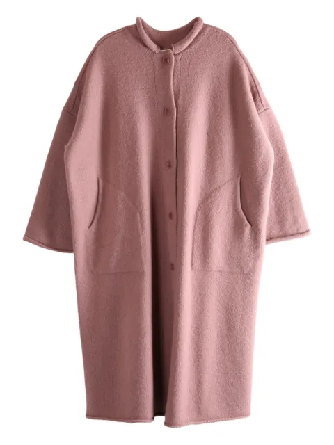 Casey Casey Softy button-front patch-pocket coat